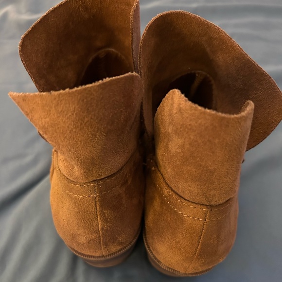 Light brown suede/leather bootie - Picture 2 of 6